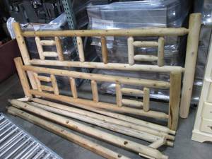 Beautiful Pine King sized bed frame...
