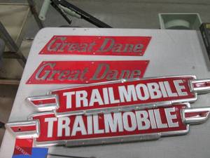(2) Metal Advertisement Decal Signs...