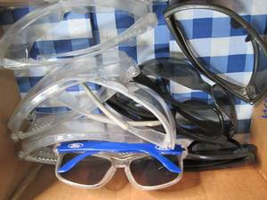 Box of Safety Glasses, Sunglasses &...