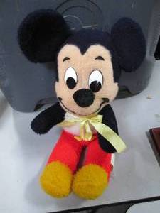 Vintage Mickey Mouse Stuffed Toy Ma...