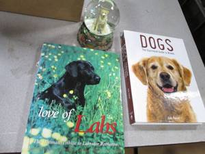 Dog Lovers Lot (2) Books and Snow g...