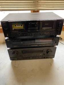 lot 107 image: Three Piece Stereo System