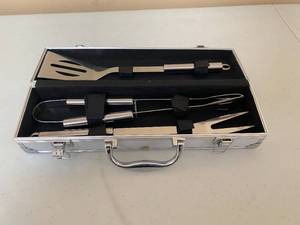 lot 182 image: Grill Tool Set with Case