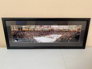 lot 188 image: Minnesota Gophers Hockey Mariucci Framed Print