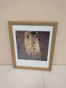 lot 33 image: Framed Klimt Print