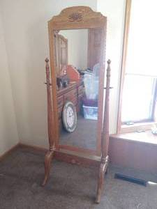 lot 201 image: Standing Mirror