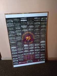 lot 205 image: Golden Gopher Hockey 75th Year Framed Signed Poster