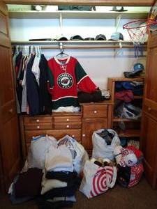 lot 206 image: Contents of Closet