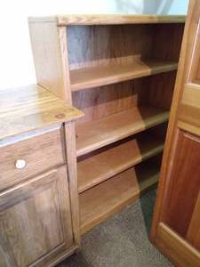 lot 208 image: Wooden Bookshelf