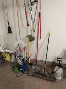 lot 338 image: Collection of Tools and Lawn Tools