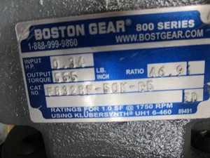 (New) Boston Gear Gearbox