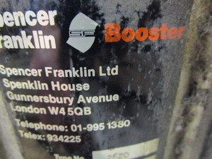 Spencer Franklin Hydraulic Booster