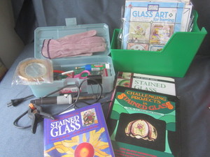 lot 15 image: Stained Glass Books, Tool