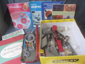 lot 17 image: Stained Glass Tools, Books