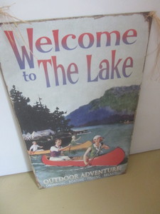 lot 21 image: Welcome to Lake Sign