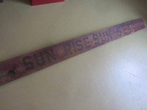 lot 26 image: Barnwood Sign