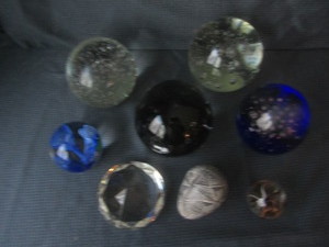 lot 58 image: Paperweights