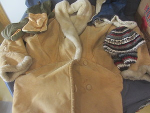 lot 127 image: Jacket, Hats, Military Choppers