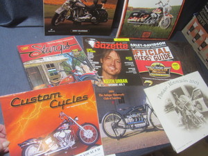 lot 229 image: Harley Calendars, Guide, Boot Cuttings