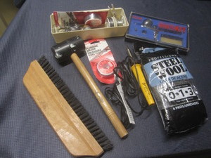 lot 261 image: Solder Iron, Airbrush, Tools