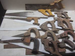 lot 296 image: Vintage Saws