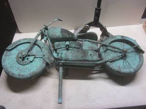 lot 301 image: Motorcycle Weather Vane
