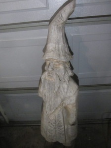 lot 312 image: Chainsaw Carved Tomte