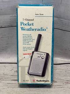 Vintage�Radioshack�Themed Pocket Weather Radio�