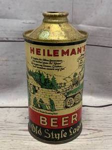 Hilemans Cone Top�Old Style�Lager Can (Worse Condition Sold Over $400�Ebay)�