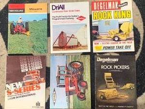 Lot Of 6 Vintage Farm Machinery Brochures�