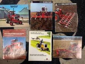 Lot of 6 Vintage Farm Machine Brochures�