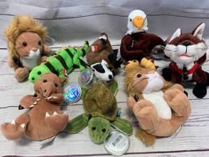 Lot of 8 Coca Cola Vintage Plush Animals�