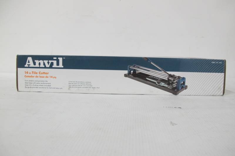 lot 205 image: Anvil 14 in. Ceramic and Porcelain Tile Cutter