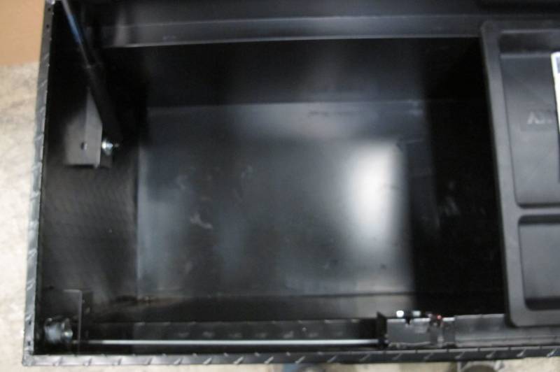 lot 23 image: Husky 40.8 Matte Black Aluminum Full Size Chest Truck Tool Box