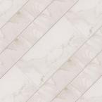 lot 47 image: Marazzi VitaElegante Bianco 12 in. x 24 in. Porcelain Floor and Wall Tile (15.6 sq. ft.  case) 436.8 sq ft.
