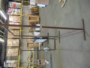 lot 44 image: Large Metal Display Rack - Brown