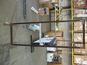 lot 45 image: Large Metal Display Rack - Brown
