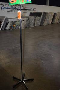 lot 224 image: 6 Tall Black Metal Rack