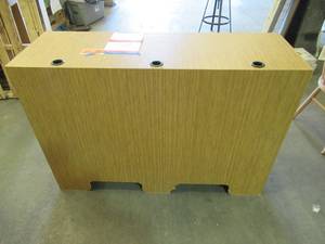 lot 266 image: 54x16x36-34T Wooden CounterDisplay