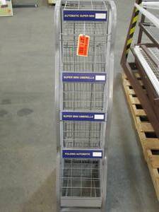 lot 271 image: 42 Tall Display - Philadelphia VW-100 Display Silver