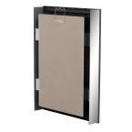 lot 31 image: Home Decorators Collection 23-12 in. W x 33-12 in. H Fog Free Framed Recessed or Surface-Mount Mirror on Mirror Bath Medicine Cabinet in Black