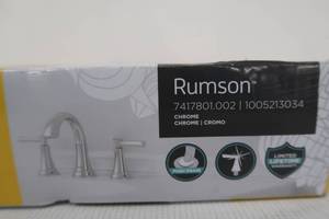 lot 85 image: American Standard Rumson 8 in. Widespread 2-Handle Bathroom Faucet in Polished Chrome