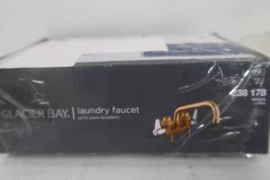 lot 104 image: Glacier Bay 2-Handle Laundry Faucet in Rough Brass