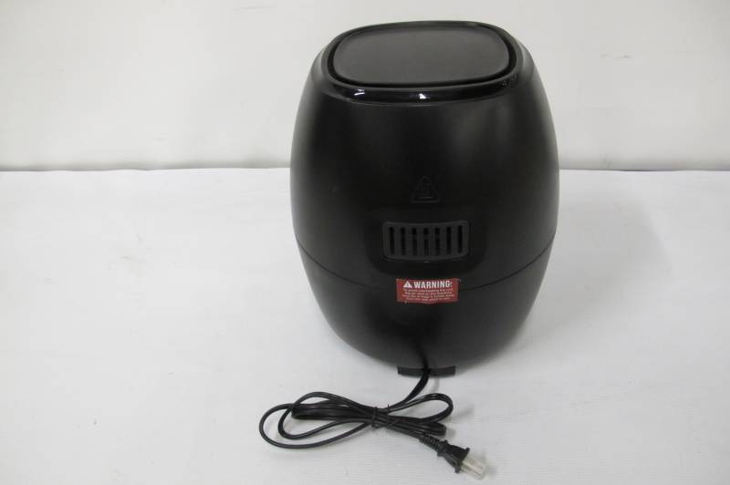 lot 26 image: CHEFMAN - TurboFry 3.7qt Digital Air Fryer, Touch Screen Control, Black - Black