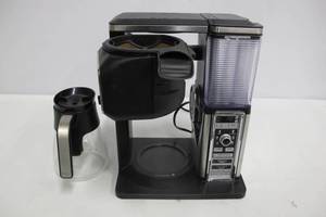 lot 59 image: Ninja 10-Cup Stainless Steel Specialty Coffee Maker - Black.