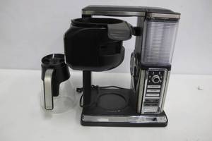 lot 61 image: Ninja 10-Cup Stainless Steel Specialty Coffee Maker - Black.