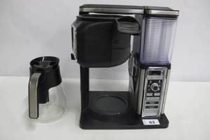 lot 63 image: Ninja 10-Cup Stainless Steel Specialty Coffee Maker - Black.