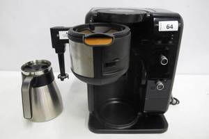 lot 64 image: Ninja Hot and Cold Brewed System, Auto-iQ Tea and Coffee Maker with 6 Brew Sizes, 5 Brew Styles, Frother, Coffee & Tea Baskets with Thermal Carafe
