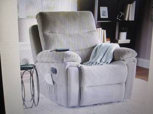 lot 7 image: Rocking Recliner with Massage and H...