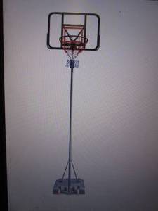 lot 80 image: Portable Basketball Hoop and Stand ...